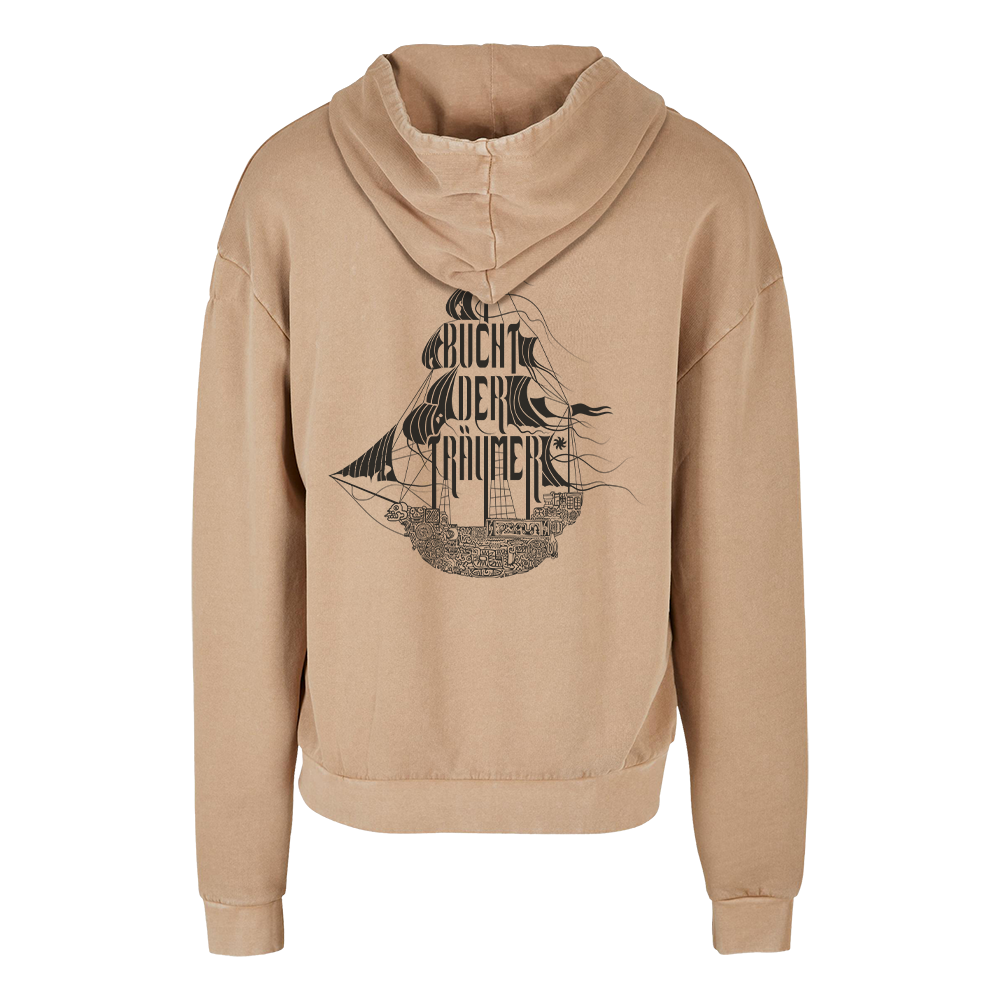 Acid Washed Oversized Hoodie Unisex - Bucht der Träumer