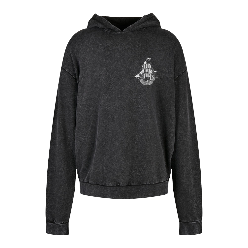 Acid Washed Oversized Hoodie Unisex - Bucht der Träumer